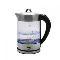 Karaca glazen waterkoker | LED | rvs filter | inox | 1,7 Lt