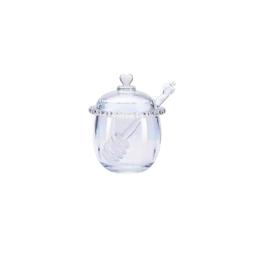 Karaca Rory glazen honingpot | 9 cm