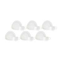 Karaca Tribe 12-delige koffiekopjes set voor 6 personen | 90 ml