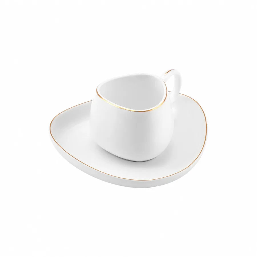 Karaca Tribe 12-delige koffiekopjes set voor 6 personen | 90 ml
