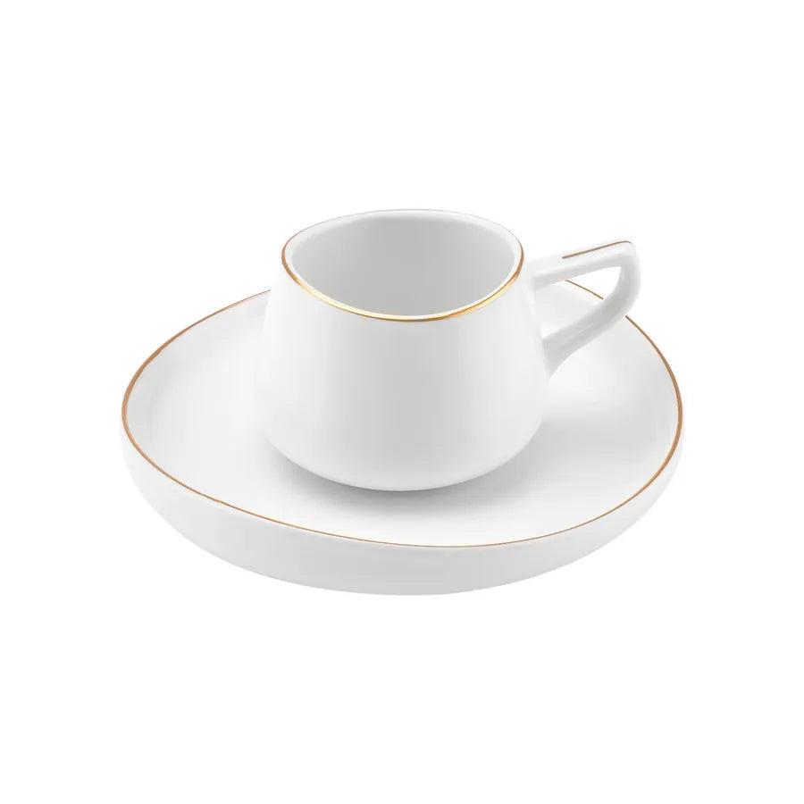 Karaca Hole 12-delige koffiekopjes set voor 6 personen | 90 ml