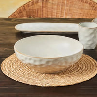 Karaca Aria beige reactive grote kom | 27 cm