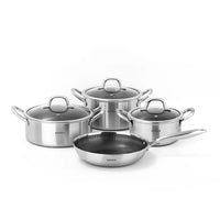 Karaca PowerSteel 3 ply plus 316+ staal pannenset | 7-delig