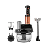Karaca Mastermaid keukenrobot | lange blender | 2500 W | zwart koper
