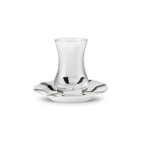 Karaca Astley 6-persoons theeglazen set | 12-delig | zwart