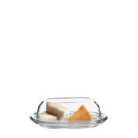 Pasabahce glazen botervloot met deksel – 20 cm