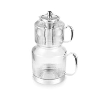 Karaca Kelly XL glazen theepot (2,0L+1,0L)