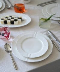 Plain Serviesset 18-delig Wit Porselein | 6 Personen