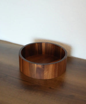 Acacia Flat Bowl Ronde Houten Serveerschaal | M – 20 cm