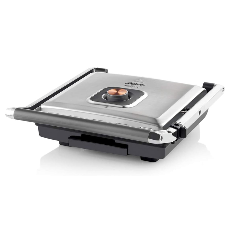 Arzum Metalium Grill & Sandwich Maker – 2000W – Zilver