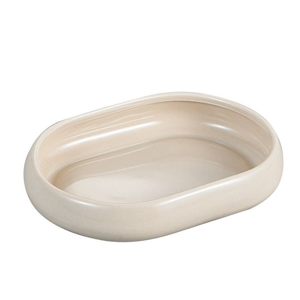 Bricard Bondy ovale schaal Ø 13,9×10,1×2,6 cm – beige