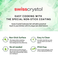 Karaca Swiss Crystal Valenti Ceramica 7-delige pannenset | beige