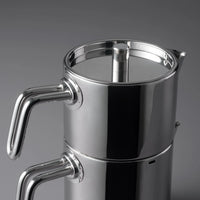Jumbo Metalix Midi RVS inductie theepot – 18/10 Roestvrijstaal – 1,2 + 0,9 Liter