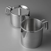 Jumbo Metalix Midi RVS inductie theepot – 18/10 Roestvrijstaal – 1,2 + 0,9 Liter