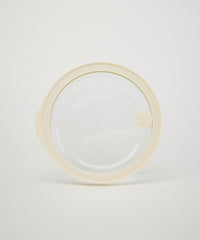 Glazen Vershouddoos met Luchtventiel – Borosilicaatglas BPA-vrij Beige-transparant