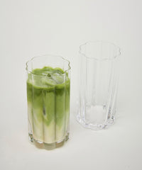 Luno drinkglas in bloemen design | 2 stuks | 450 ml