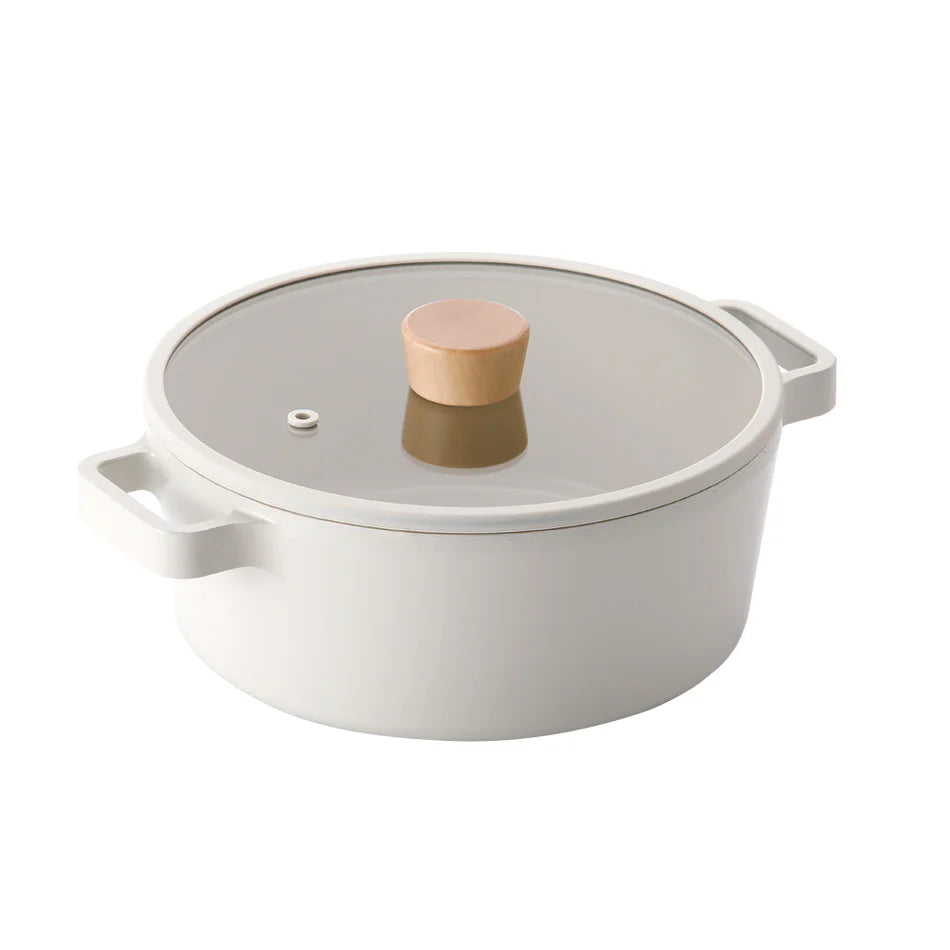 Neoflam FIKA kookpan 24 cm – 3,8 L | Crème