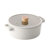 Neoflam FIKA kookpan 24 cm – 3,8 L | Crème