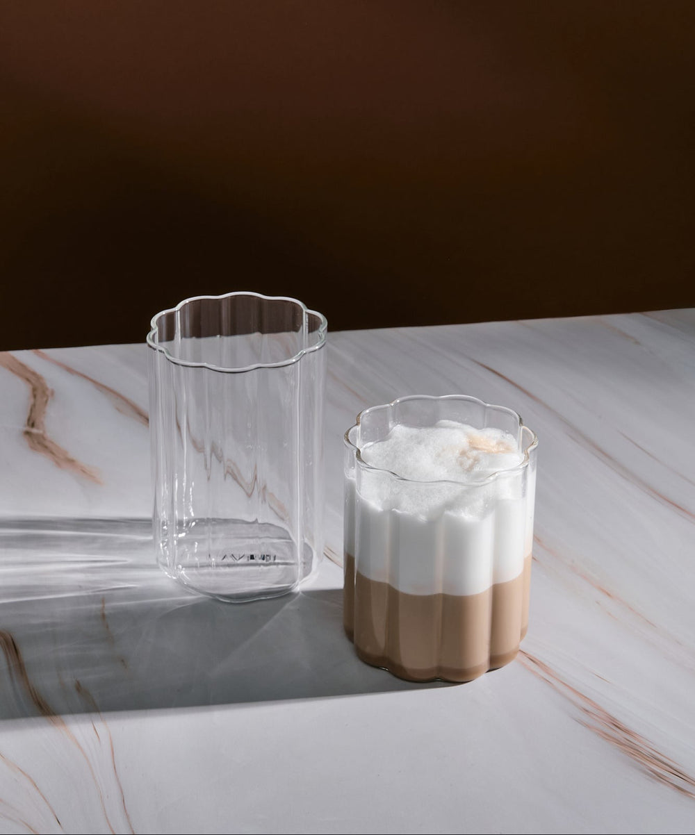 Flora borosilicaat drinkglas | 2 stuks | 250 ml