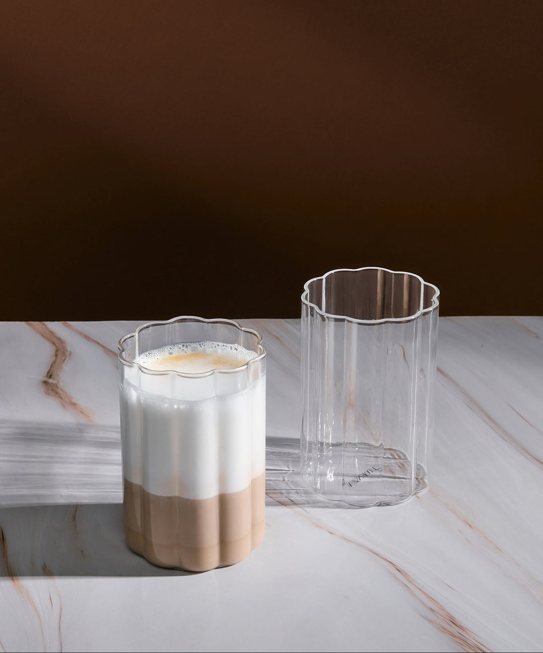 Flora borosilicaat drinkglas | 2 stuks | 320 ml