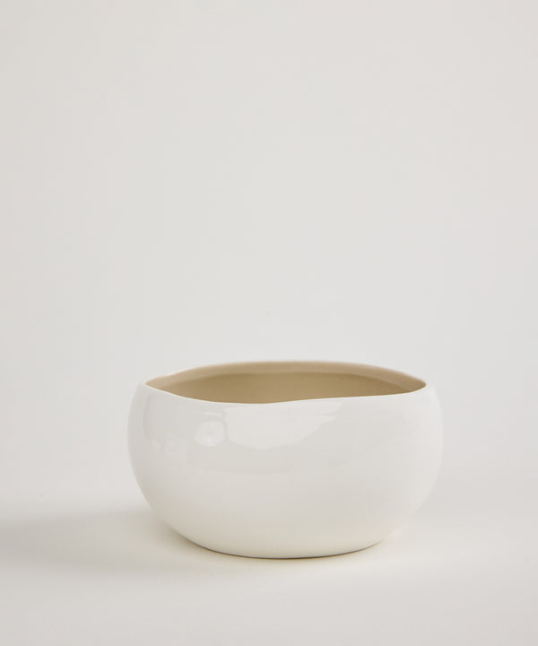 Wave Cream dipschalen | 6 stuks | Wit-beige