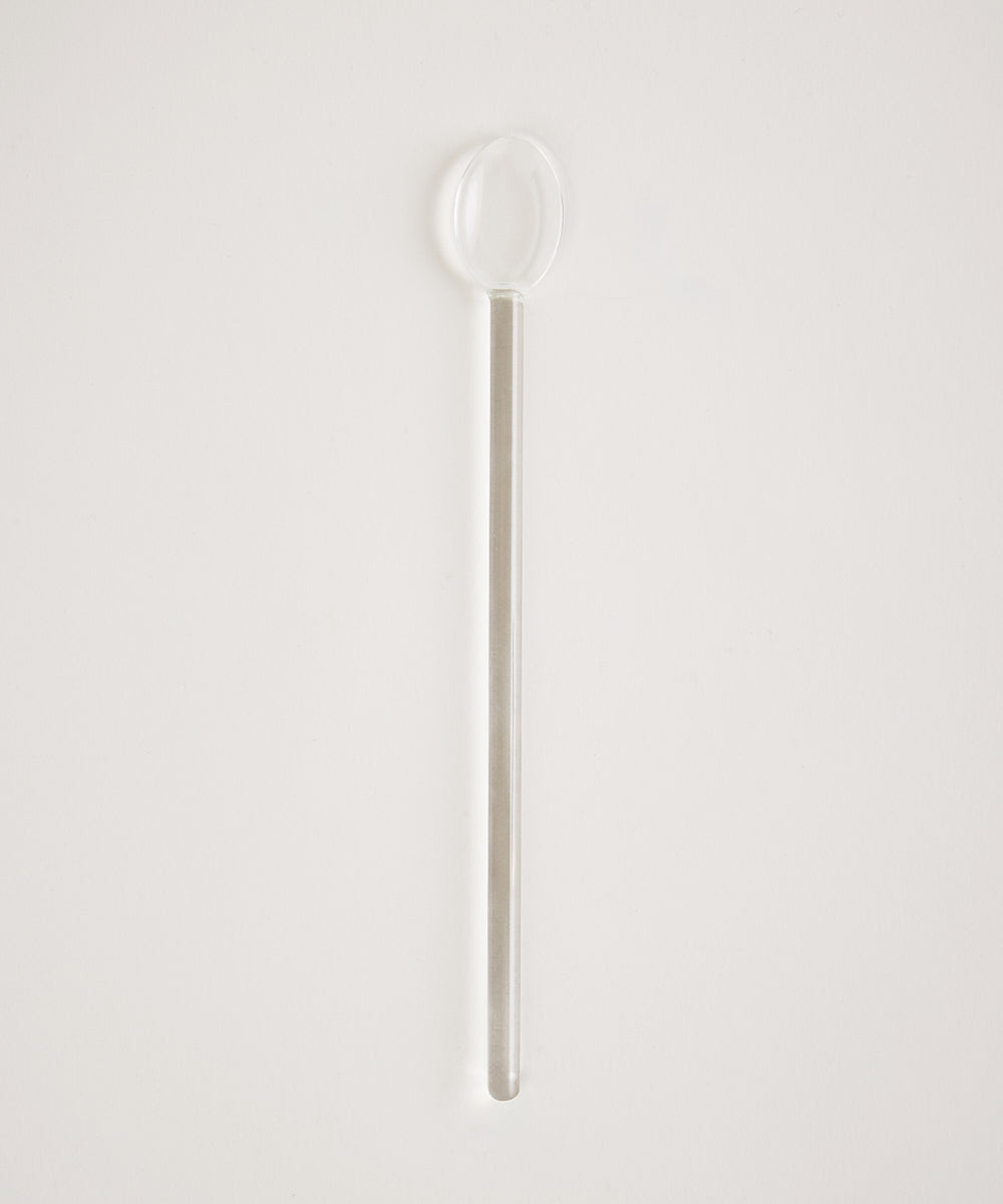 Minimal Glazen Latte Lepels | 17,3 cm