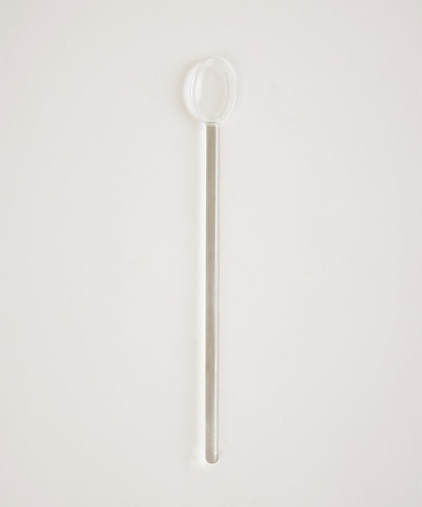 Minimal Glazen Latte Lepels | 17,3 cm