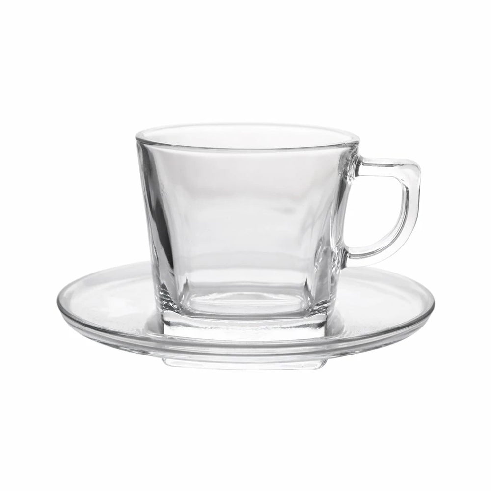 Pasabahce Carre 12-delig theekopjes set | 215 ml