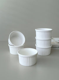 Ramekin schalen | 6 stuks | souffle schalen | wit