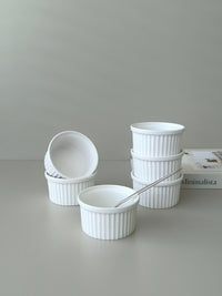 Ramekin schalen | 6 stuks | souffle schalen | wit