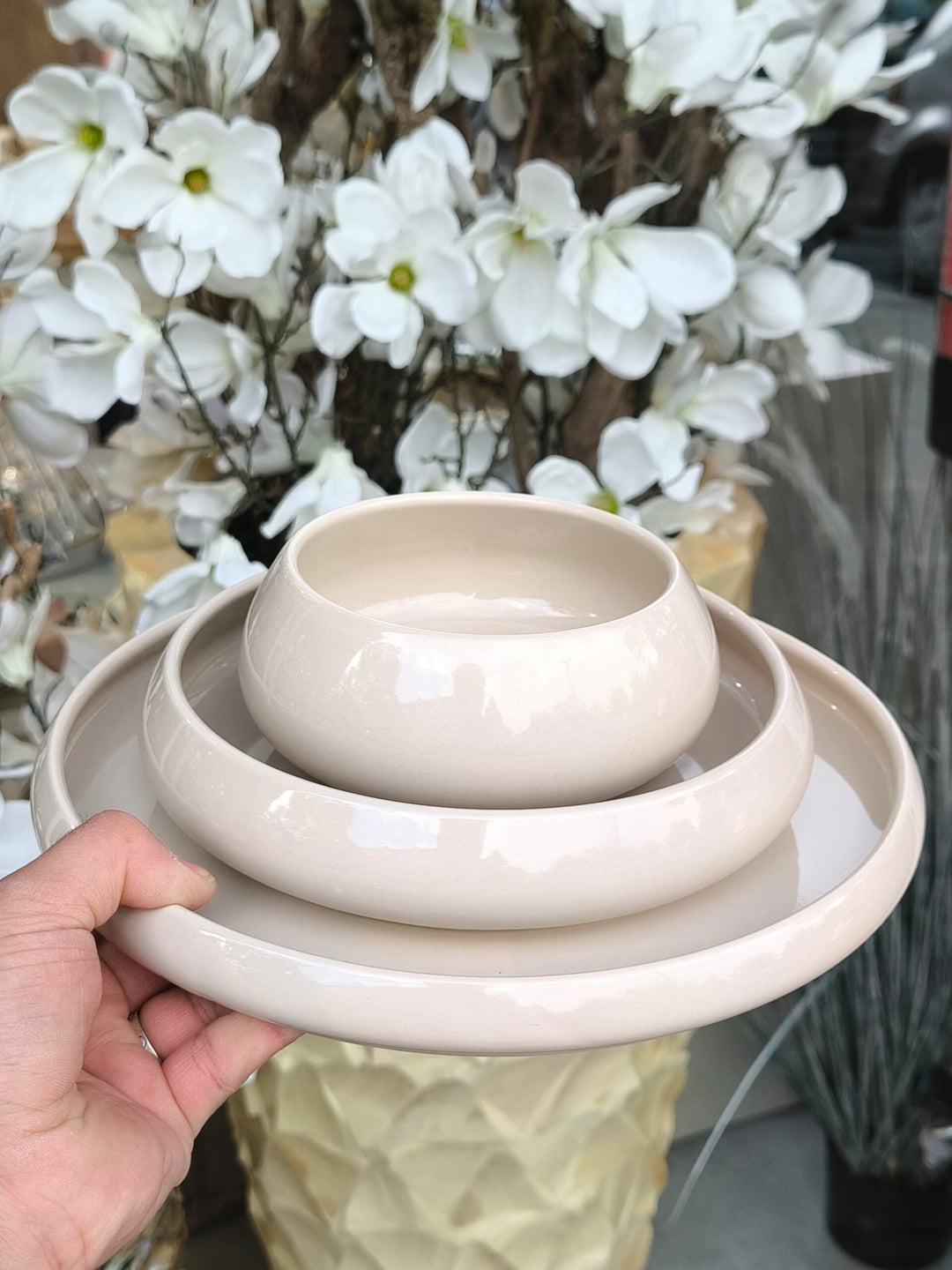 Bricard Bondy 18-delig serviesset voor 6 personen | nr.2 | beige