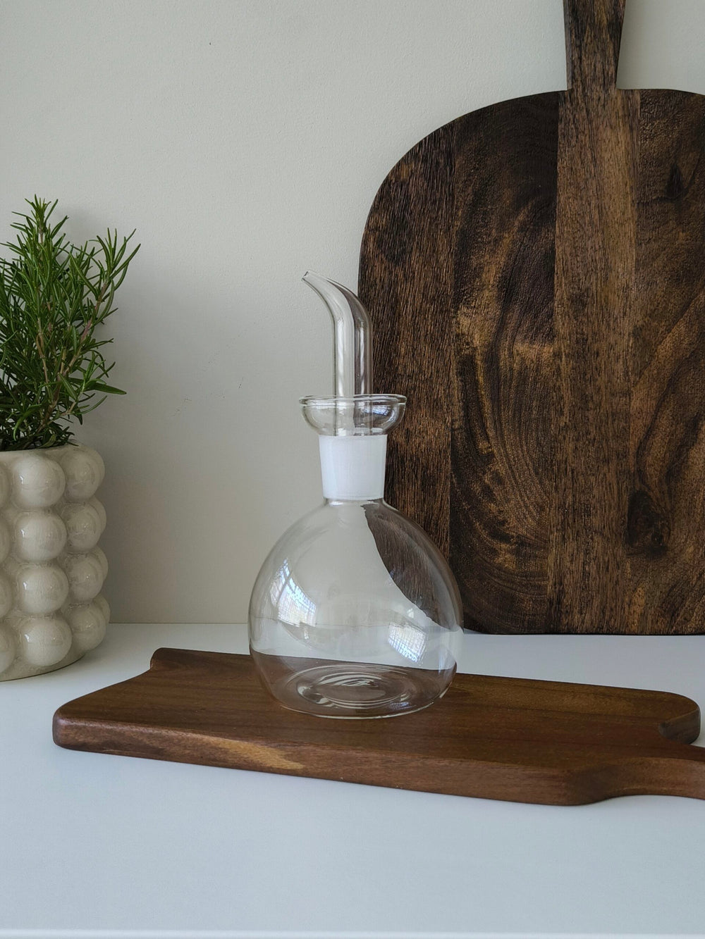 Borosilicaat glazen olie-en-azijnstel