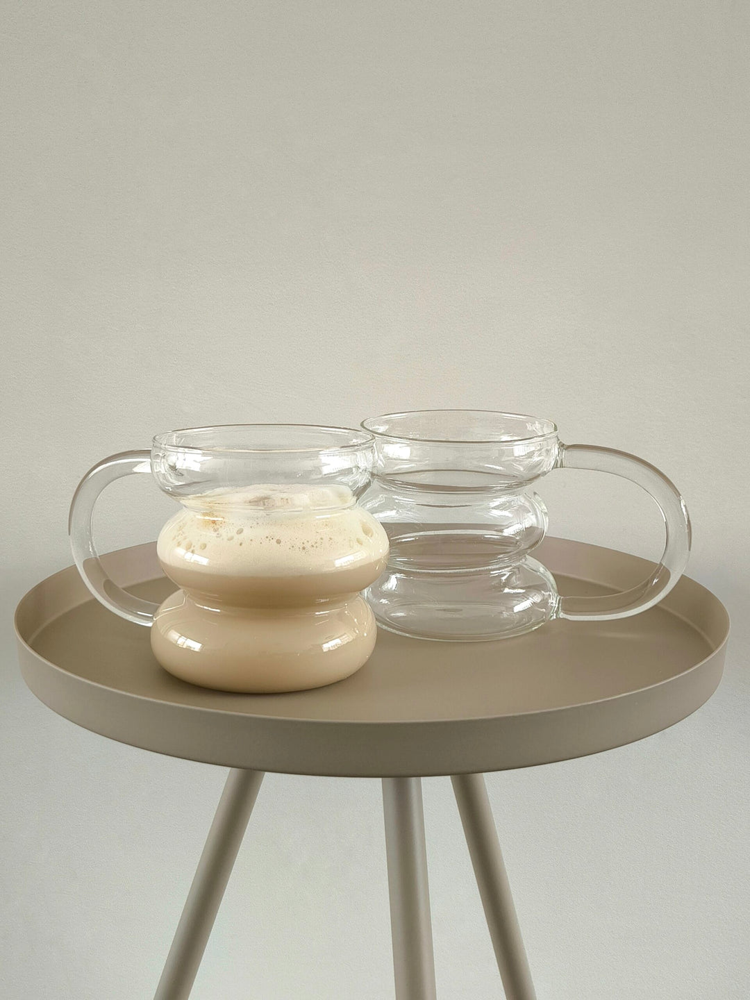 Wave twist glazen mok | 2 stuks | 450 ml