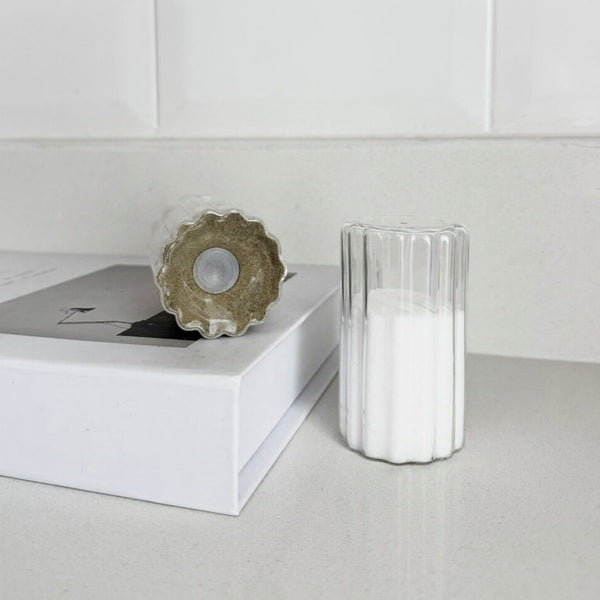 Borosilicaat glazen zout en peperstel | 2-delig