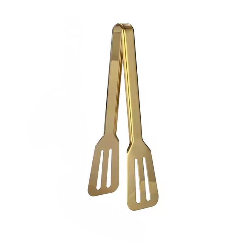 Almi rvs serveertang goud | 24 cm