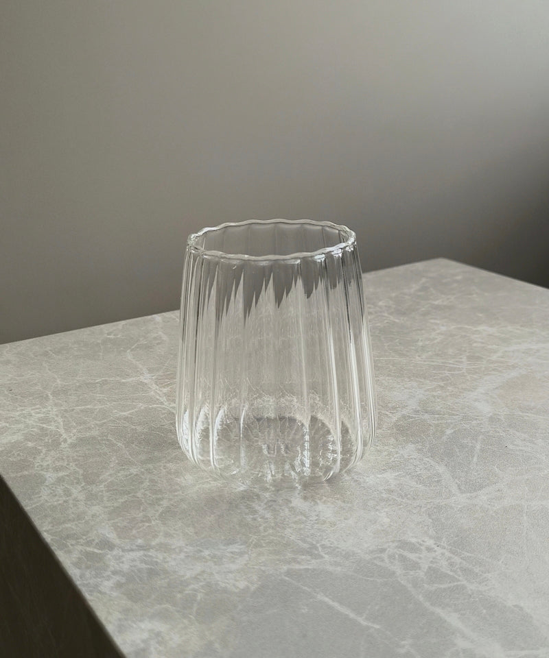 Luana stripe drinkglazen | 2 stuks | 350 ml