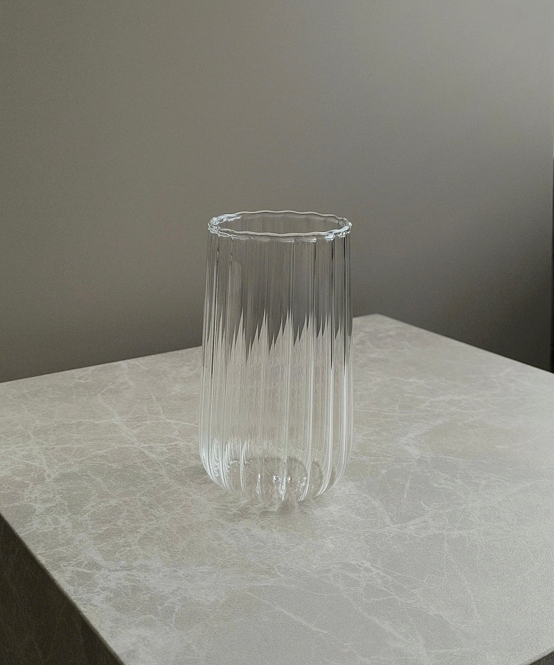 Luana stripe longdrinkglazen | 2 stuks | 400 ml