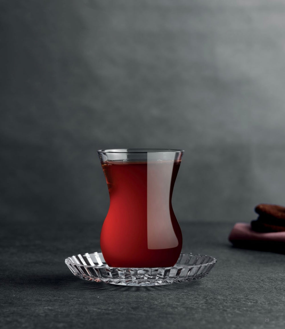 Pasabahce Crystallin Beykoz theeglazen set | 12-delig
