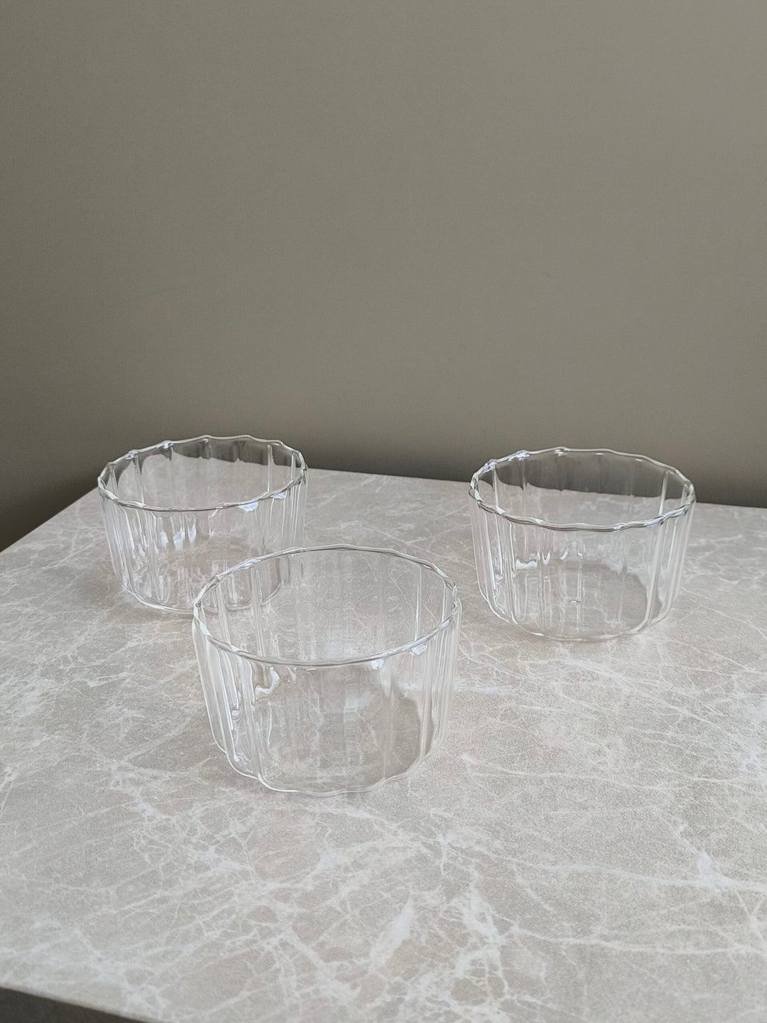 Luana snackschalen | borosilicaatglas | 3 stuks