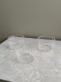 Luana snackschalen | borosilicaatglas | 3 stuks