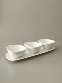 Tina aperitief set | wit | 4-delig