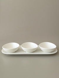 Ayda aperitief set | wit | 4-delig