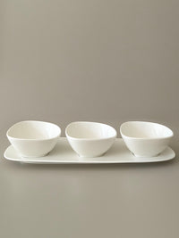 Tina aperitief set | wit | 4-delig