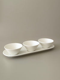Sara aperitief set | wit | 4-delig