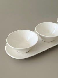 Sara aperitief set | wit | 4-delig