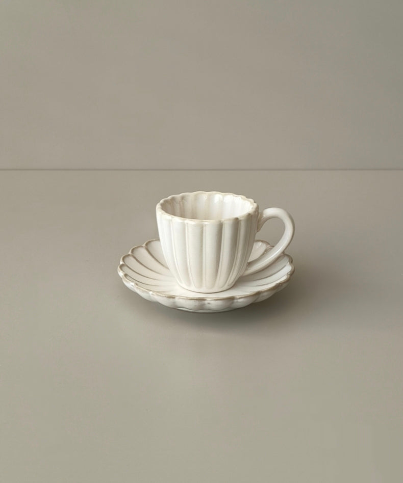 Bloomy 12-delige espressokopjes set voor 6 personen | 75 ml