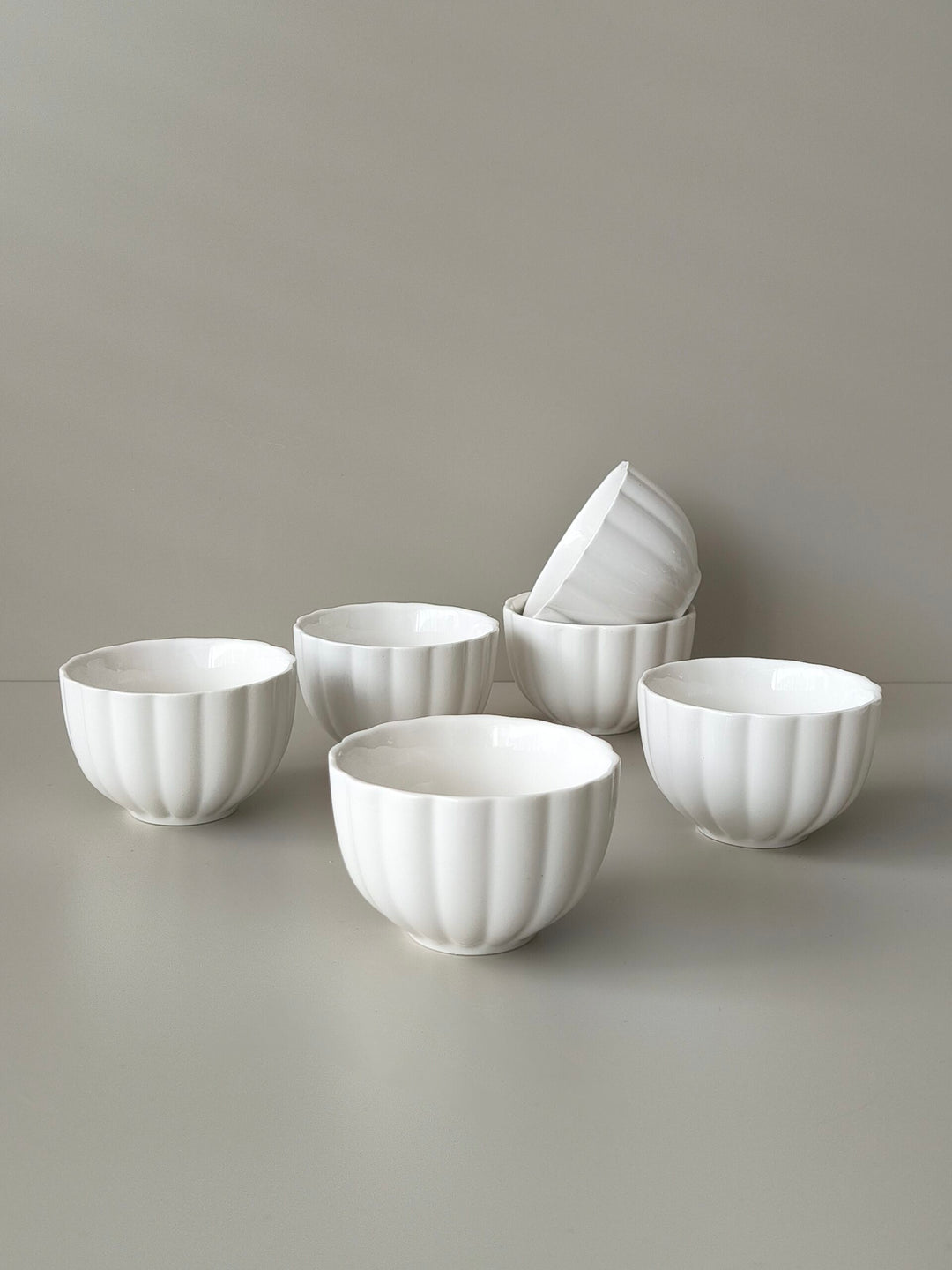 Almi Daisy dipschalen wit | 6 stuks | 9,5 cm