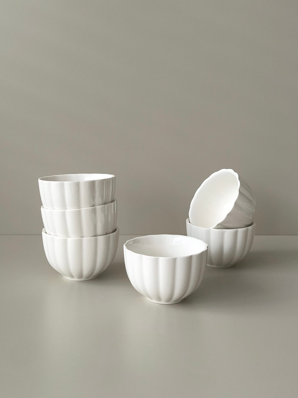 Almi Daisy dipschalen wit | 6 stuks | 9,5 cm