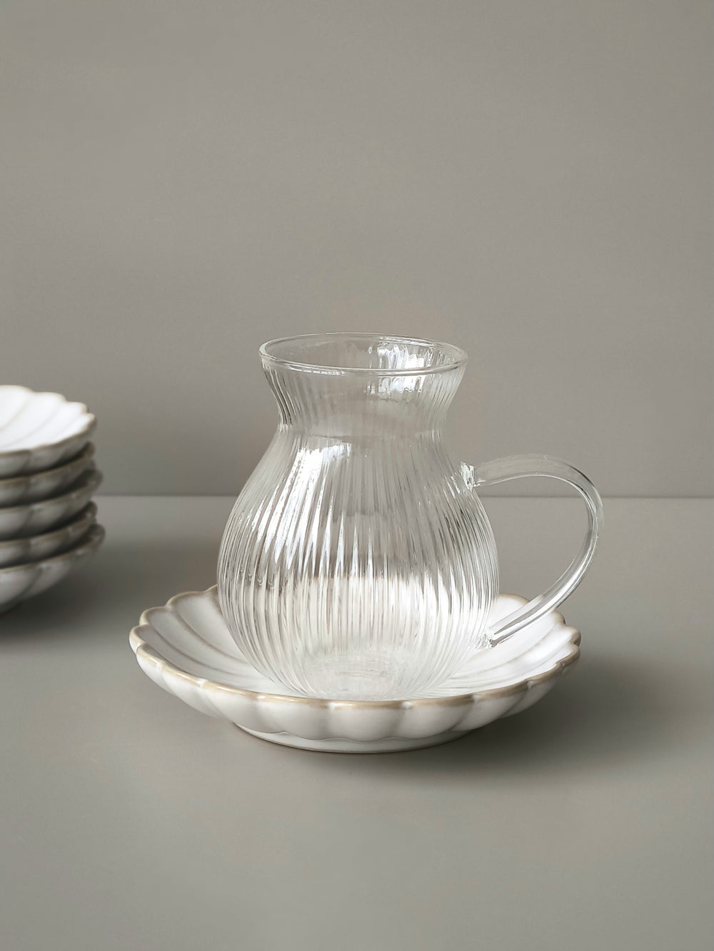 Bloomy theeglazen set | 12-delig voor 6 personen