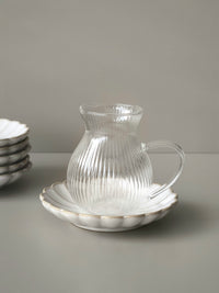 Bloomy theeglazen set | 12-delig voor 6 personen